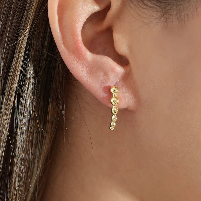 ARGENTO VIVO THE GRADUATED BALL EARRING