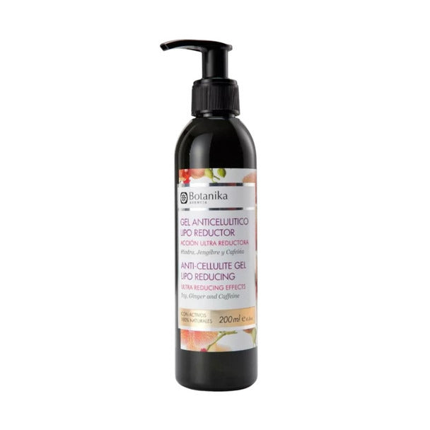 Pampa Direct Botanika Anti-Cellulite Lipo-Reducing Gel with Diffuser, 100% Natural Vegan Formula, 200 ml / 6.76 fl oz