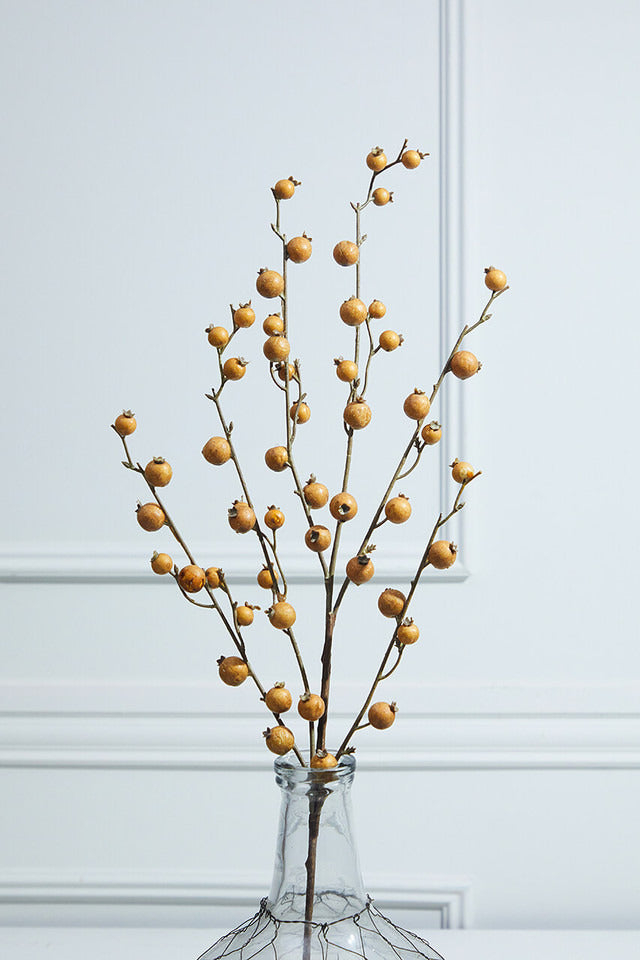 Decorator's Warehouse 30” Butternut Pomegranate Christmas Spray (Weather Resistant)
