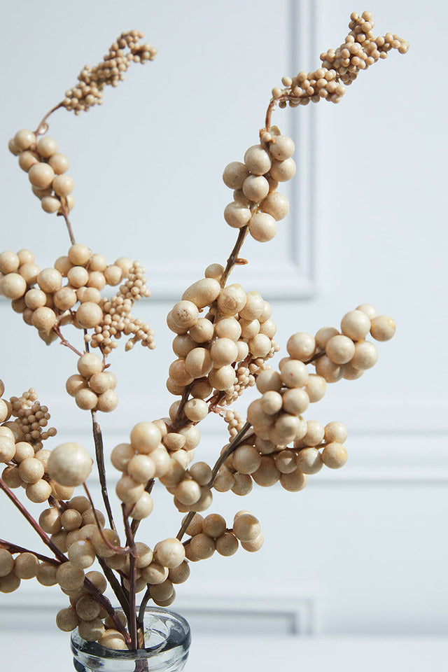Decorator's Warehouse 18” Cream Dew Berry Christmas Spray