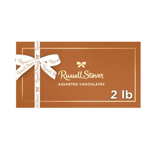 Russell Stover Chocolates Assorted Chocolates, 1 lb. Copper Box