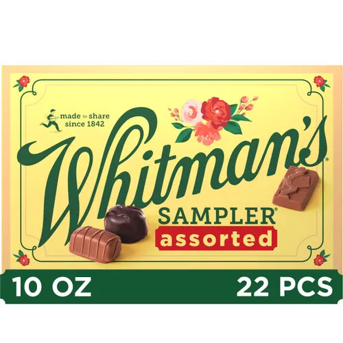 Russell Stover Chocolates Whitman's Sampler Assorted Chocolates, 10 oz.