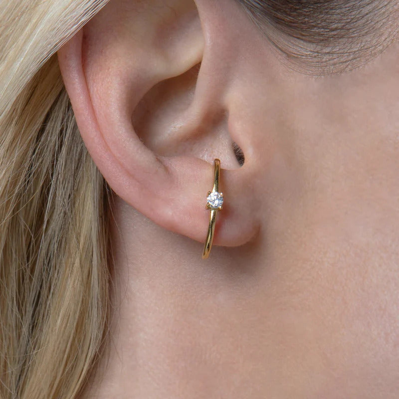 ARGENTO VIVO THE CZ EAR SUSPENDER