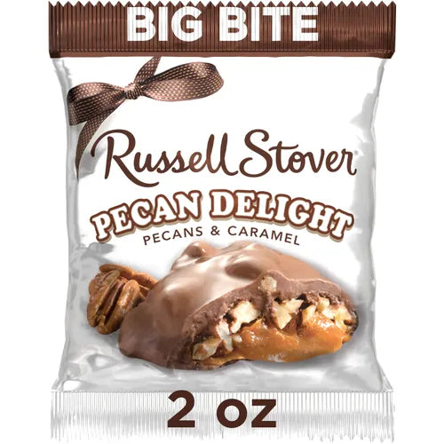 Russell Stover Chocolates 2 oz. Pecan Delight Big Bite, case of 36