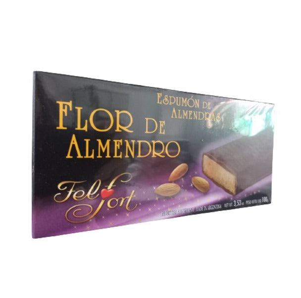 Pampa Direct Espumón de Almendras Soft Nougat Almond Torrone by FelFort, 100 g / 3.53 oz bar