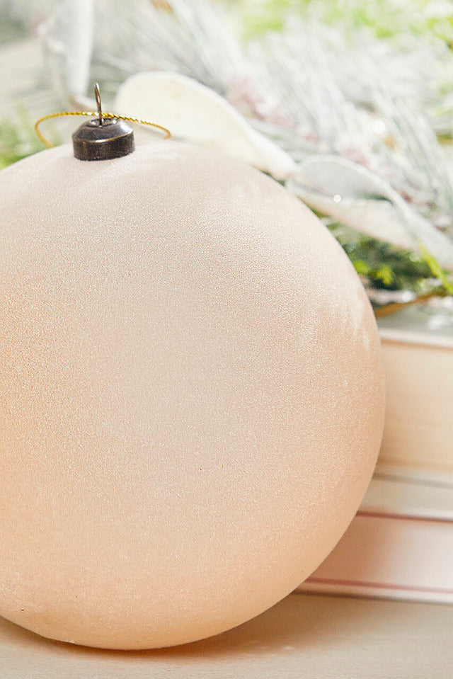 Decorator's Warehouse 5" Ball Ornament - Taupe