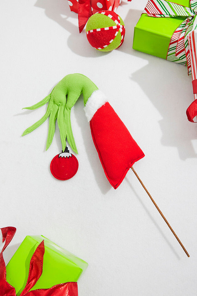 Decorator's Warehouse 23” x 11" Green Monster Hand Ornament