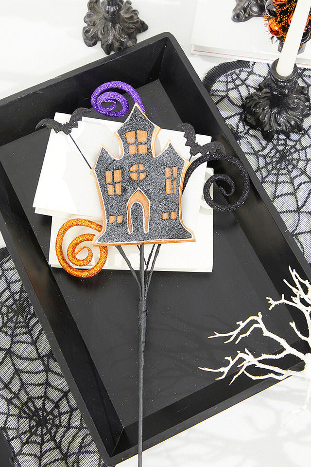 Decorator's Warehouse Black and Orange Haunted Mansion Spray