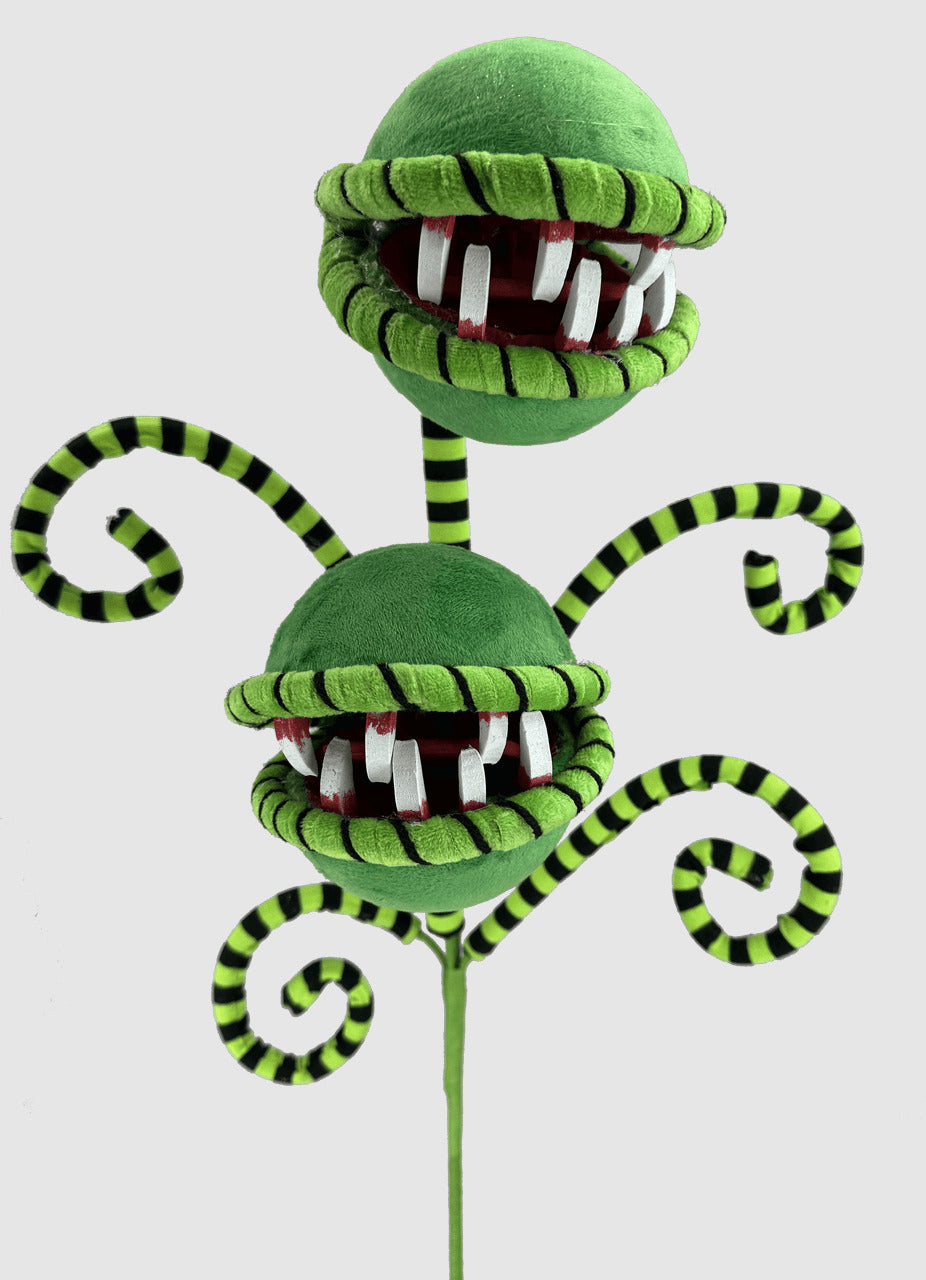 Decorator's Warehouse 26" Carnivorous Plant Curly Spray