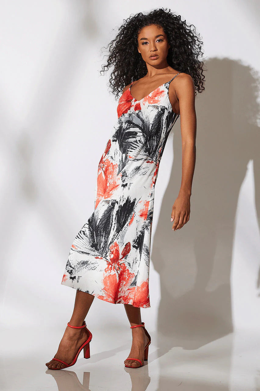 Natori Sunset Palm Slip Dress