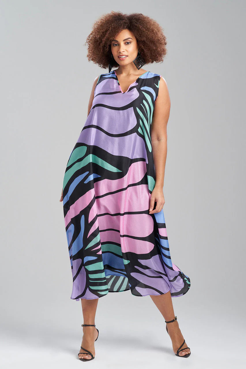 Natori Nagashi Obi Silk Dress