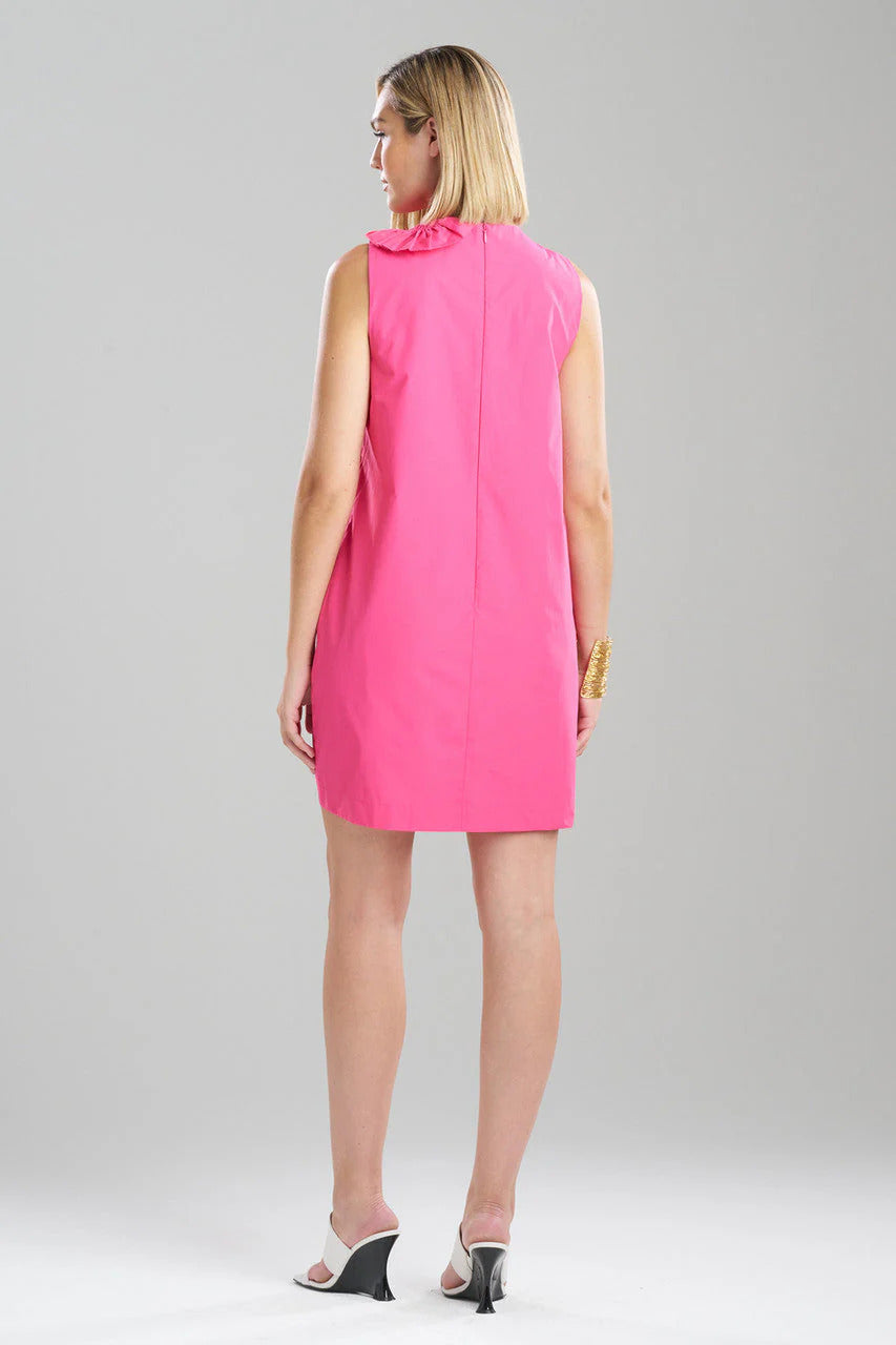 Natori Techno Poplin Embroidered Shift Dress