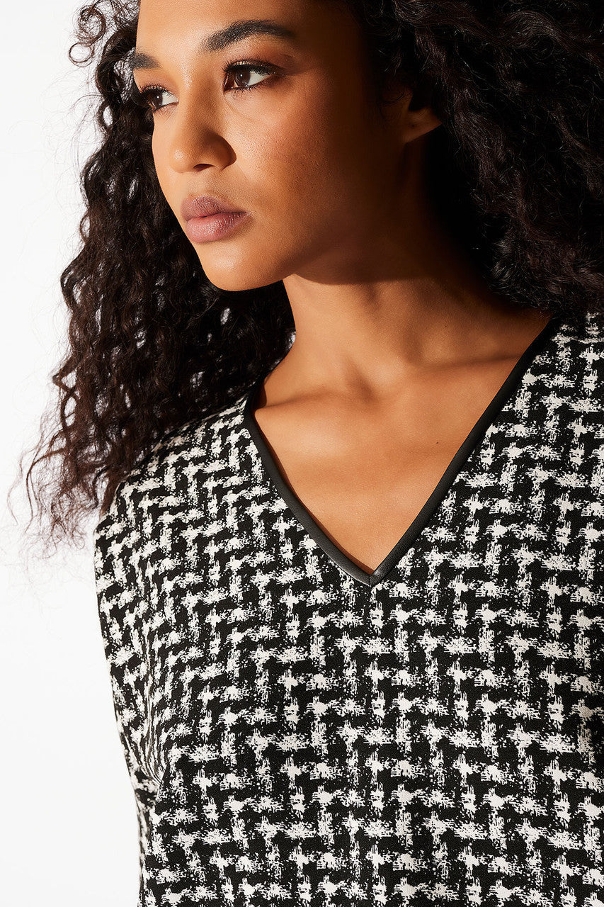Natori Japanese Check Wedge Dress