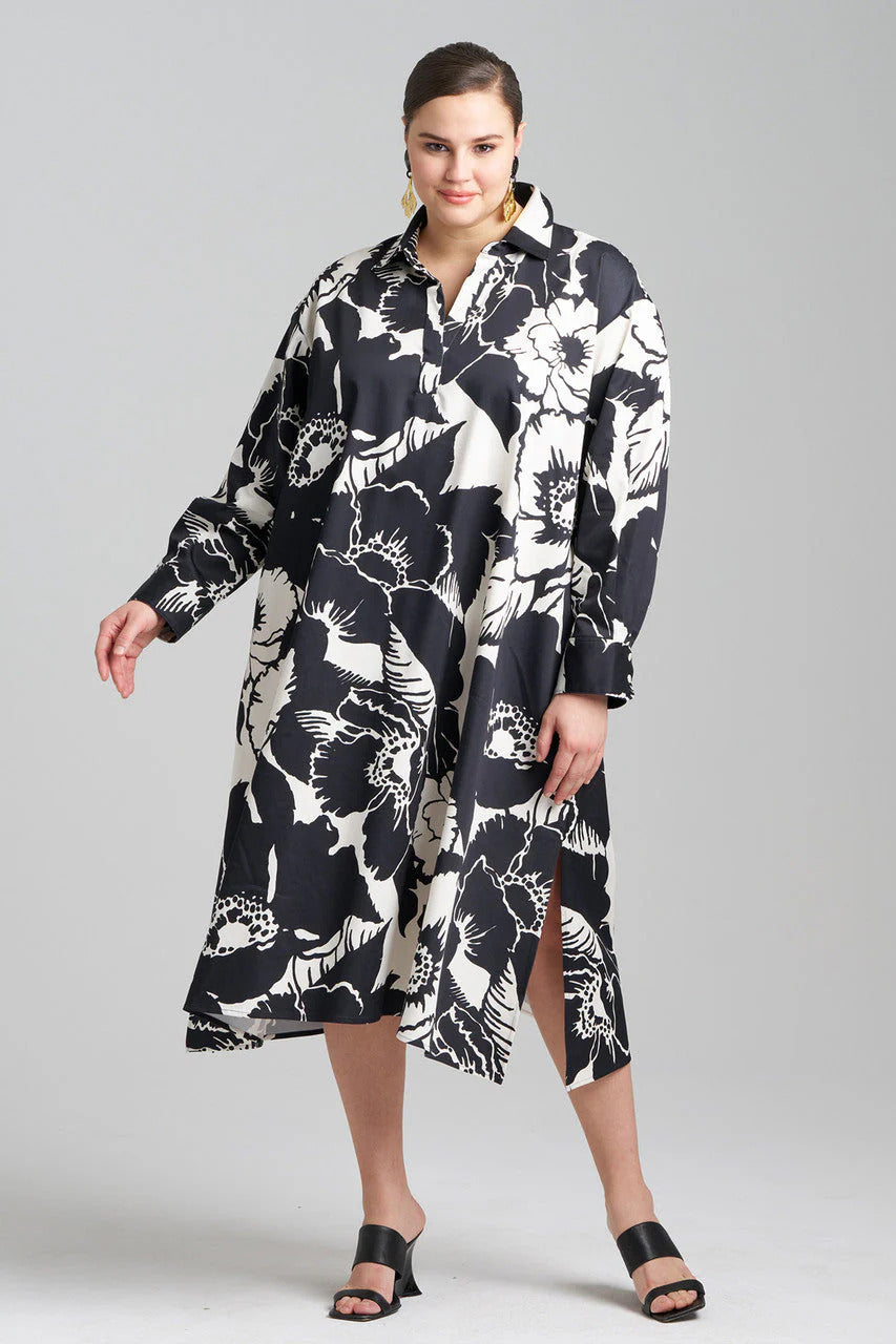 Natori Cote D'Azur Cotton Chino Oversized Shirtdress