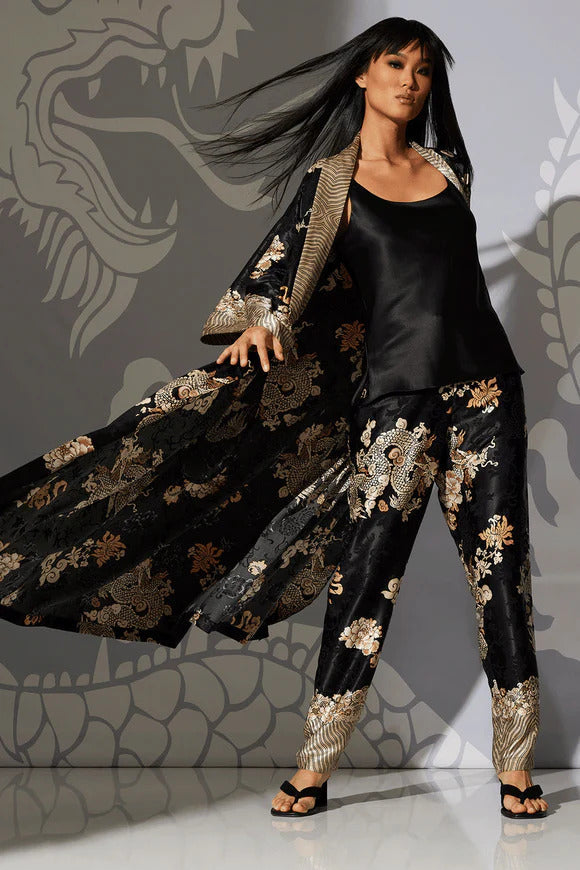 Natori Imperial Dragon Jacquard Pants