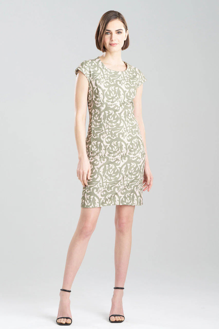 Natori Art Nouveau Scroll Shift Dress
