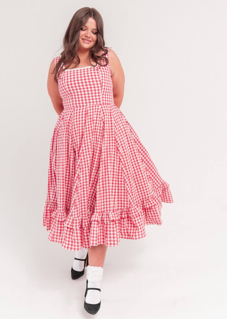 JessaKae Daze Dress Red Gingham