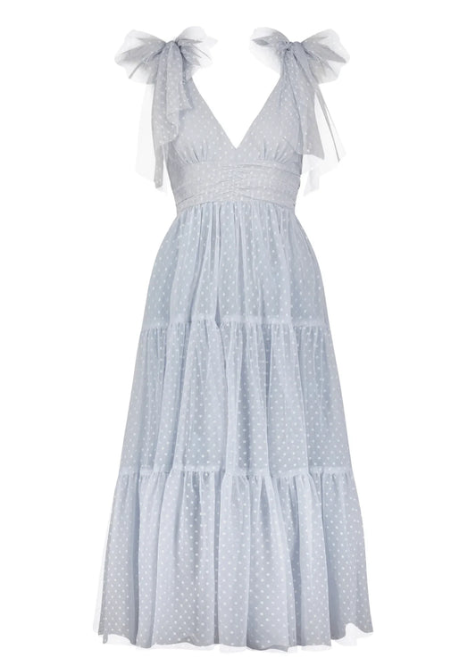 JessaKae Jeanne Dress Dusty Blue