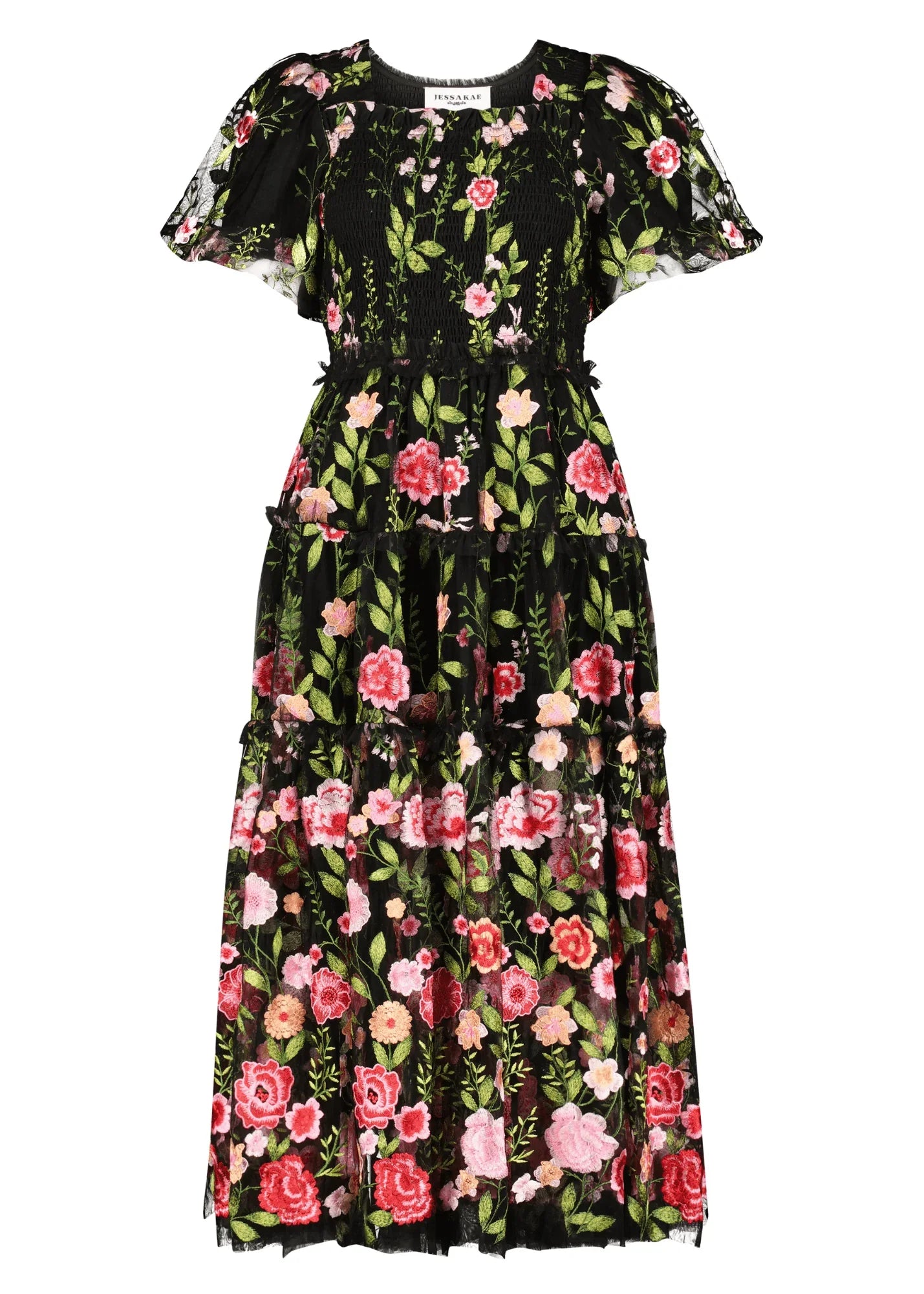 JessaKae Rose Dress - Black