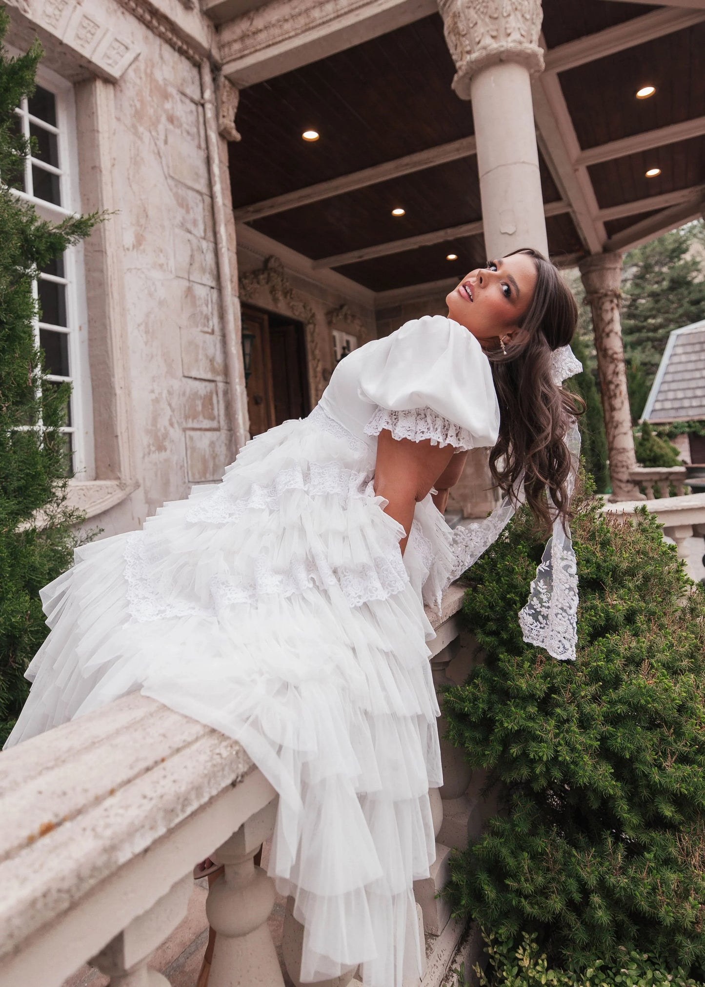 JessaKae Thumbelina Dress - White Lace
