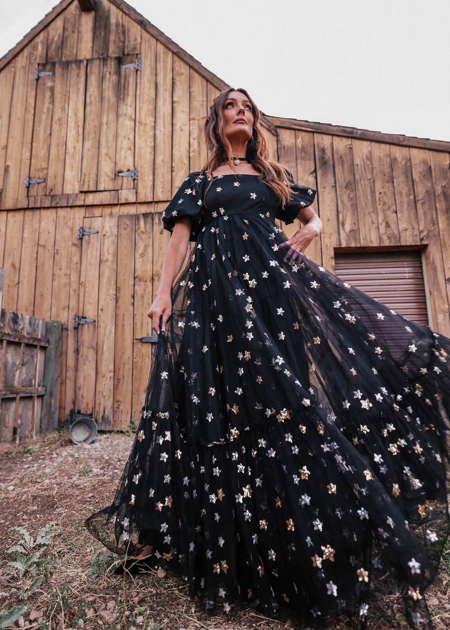 JessaKae Wendy Dress - Black Star