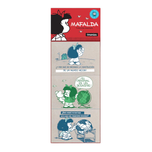 Pampa Direct Mafalda Magnetic Picture Trio, 3 Magnets 5.5 x 8 cm Each