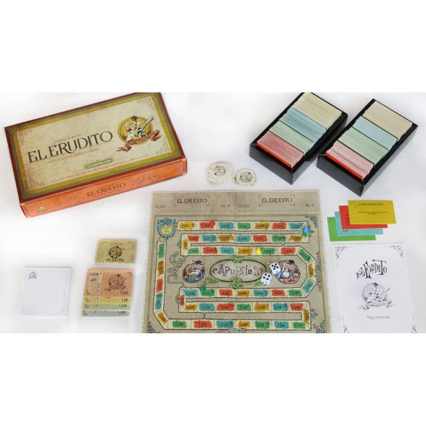 Pampa Direct Maldón El Erudito Board Game for 2 or More Players, Ages 15 and Up, Illustrated by Liniers