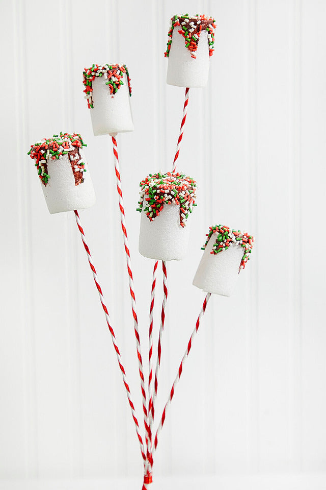 Decorator's Warehouse 20” Chocolate Dipped Marshmallow Pick