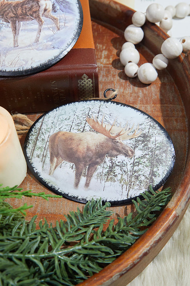 Decorator's Warehouse 6.5” Metal Woodland Animals Ornament