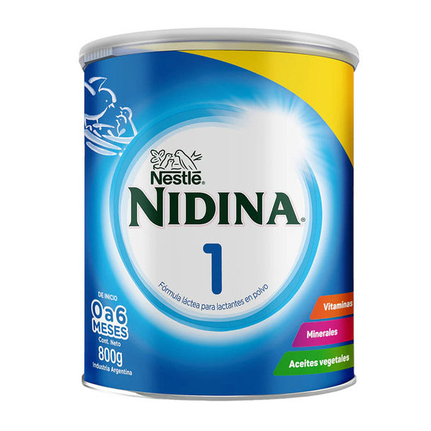 Pampa Direct Nestlé Nidina 1 Infant Formula Powder for Babies 0-6 Months, 800 g / 28.22 oz