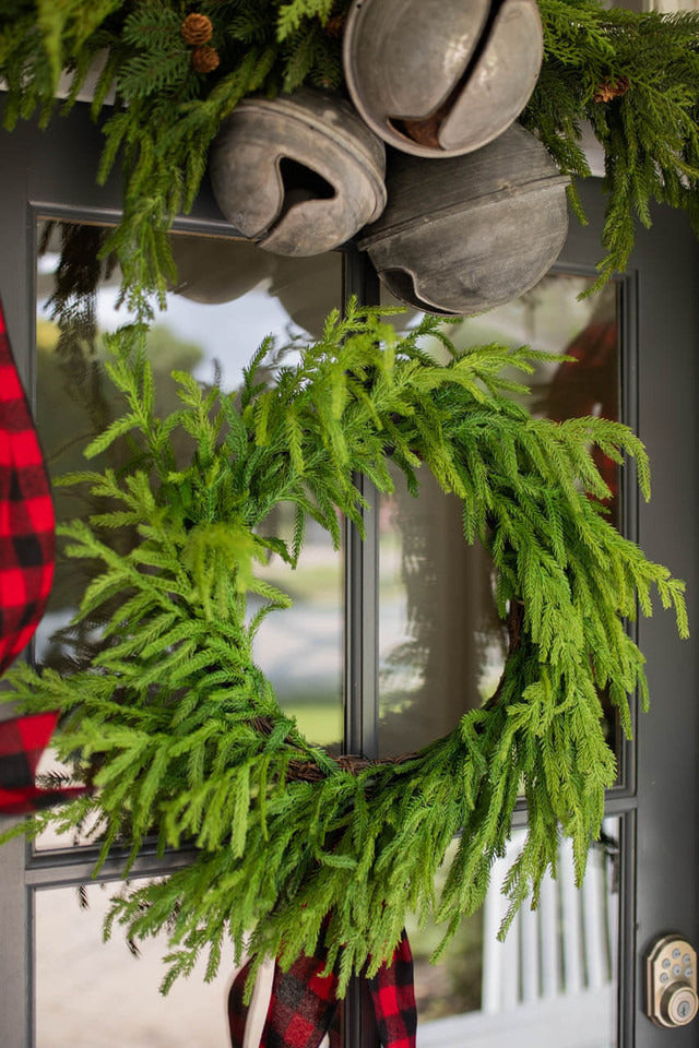 Decorator's Warehouse 24” Just Cut Norfolk Pine Wreath