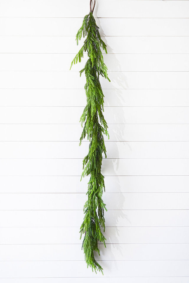Decorator's Warehouse 72” Real Touch Norfolk Pine Garland