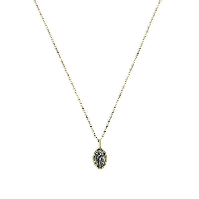 ARGENTO VIVO THE ANTIQUE MARY MEDALLION