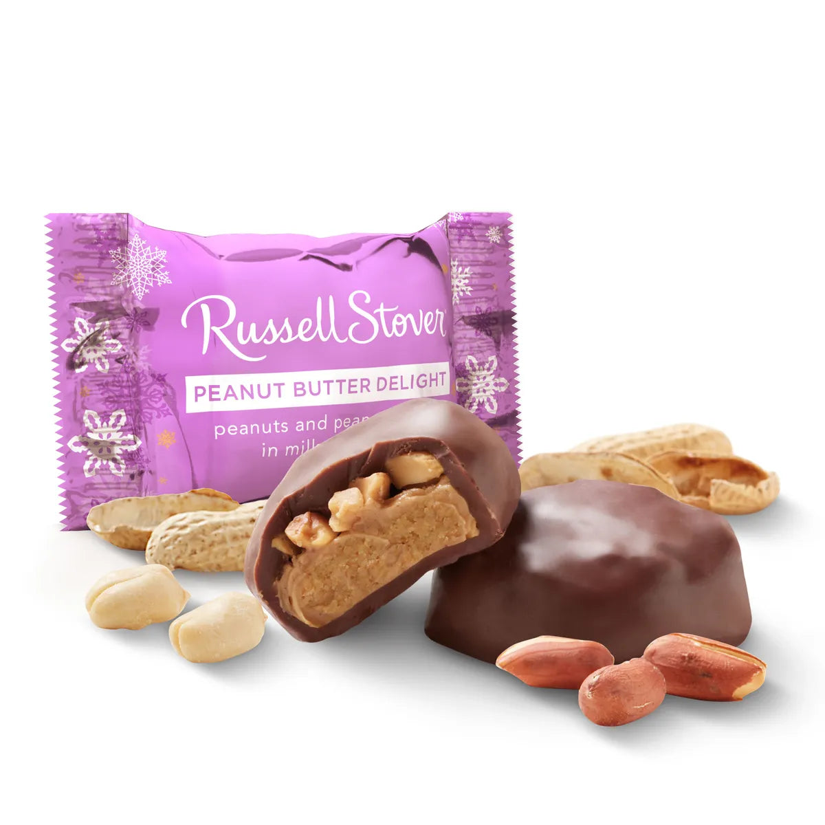 Russell Stover Chocolates Milk Chocolate Peanut Butter Delight, 24 oz.