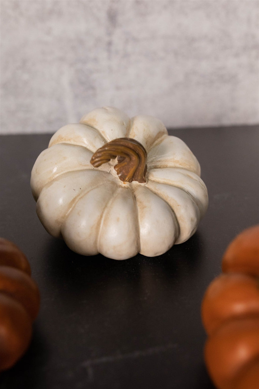 Decorator's Warehouse 5” Resin Harvest Pumpkin