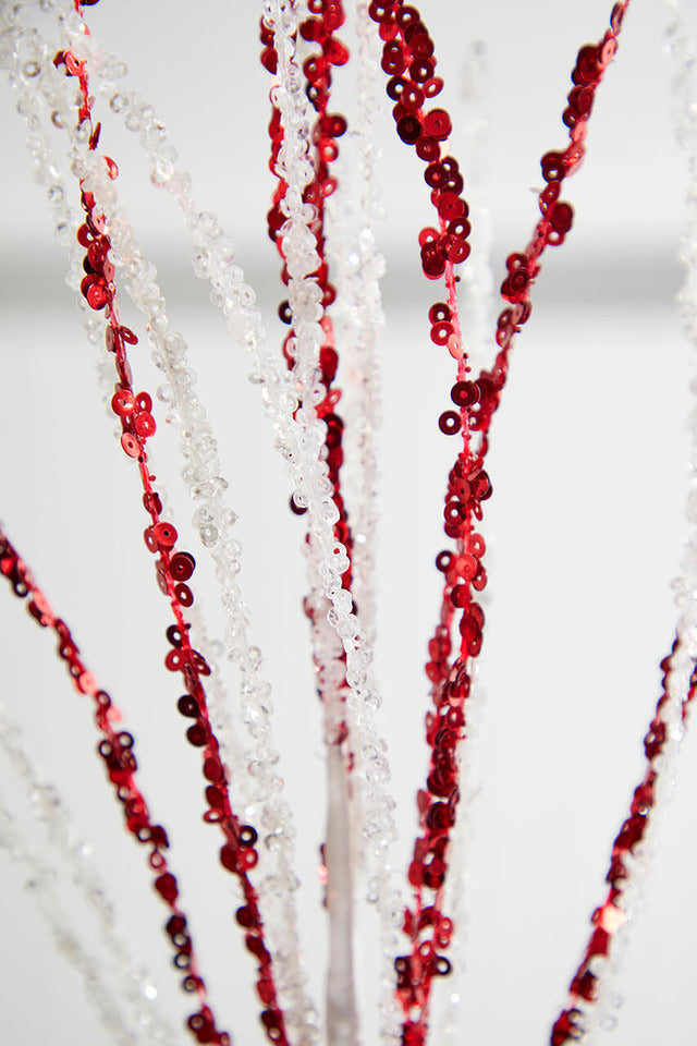Decorator's Warehouse 30” Red & White Spray
