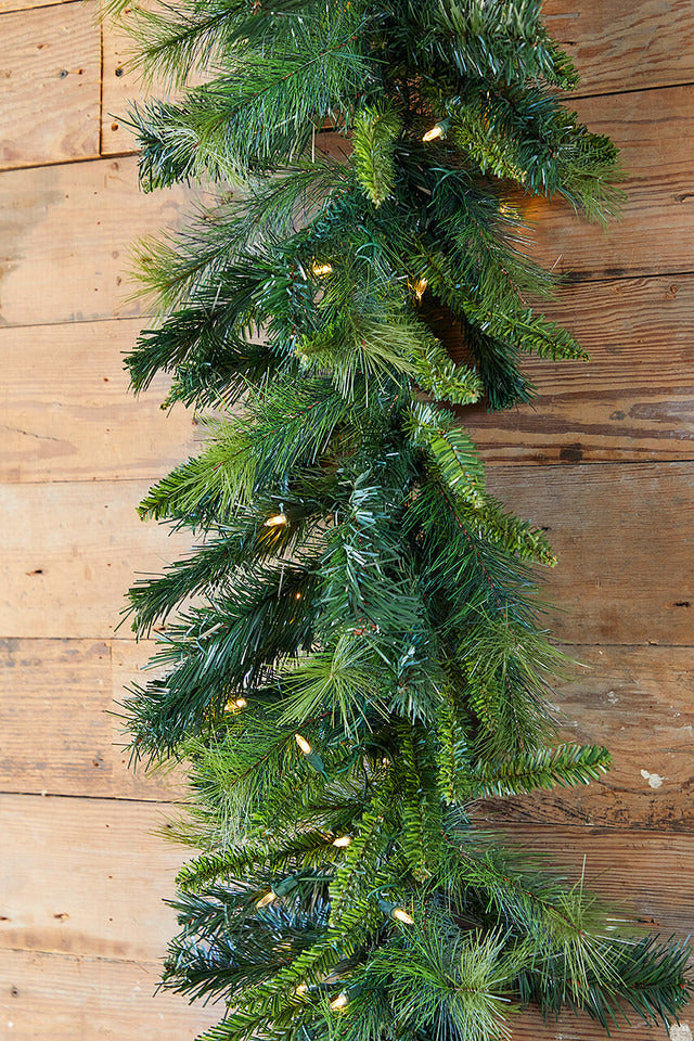 Decorator's Warehouse 9' x 16" LED Royal Mix Garland