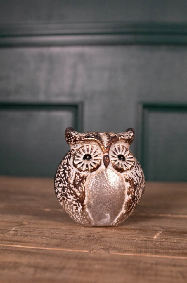 Decorator's Warehouse 6” Small Glass Owl figurine