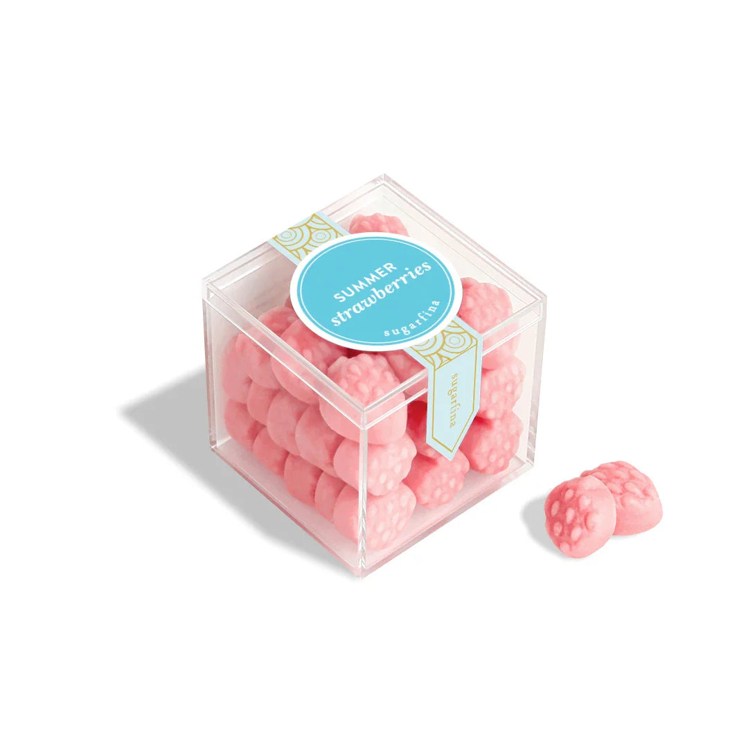 Sugarfina Summer Strawberries - Small Candy Cube (x4)