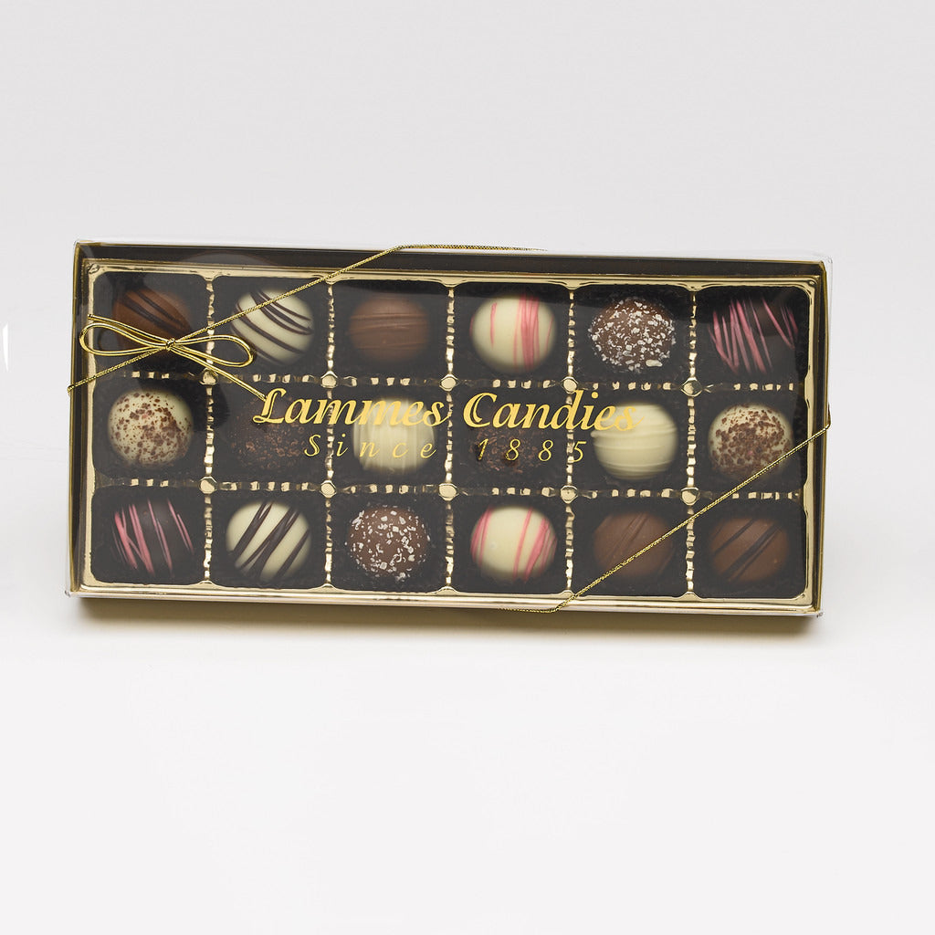 Lammes Candies Chocolate Truffles, 18 Piece