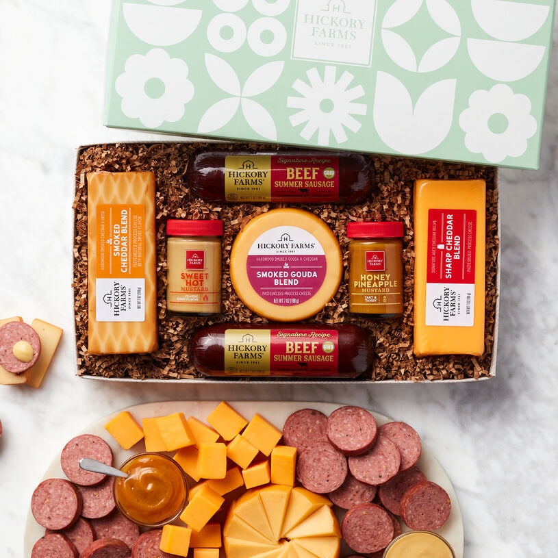 Hickory Farms Sunny Summer Sausage & Cheese Gift Box