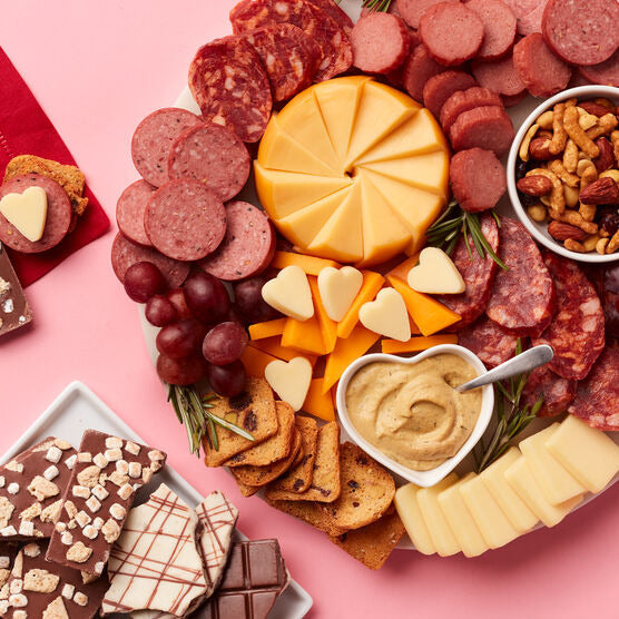 Hickory Farms Valentine's Day Charcuterie & Chocolate Gift Box