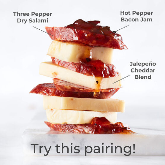 Hickory Farms Three Pepper Dry Salami 2-Pack