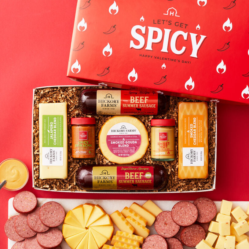 Hickory Farms Spicy Summer Sausage & Cheese Gift Box