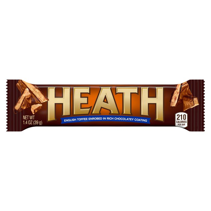 HEATH Chocolatey English Toffee Candy Bars, 1.4 oz (18 Count)