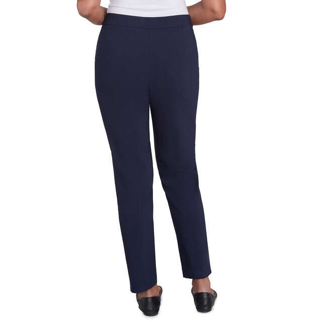 Alfred Dunner Women's Classics Allure Stretch Average Length Pant