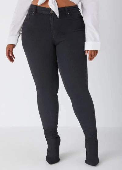 Ashley Stewart Fearless High Waist Skinny Jeans