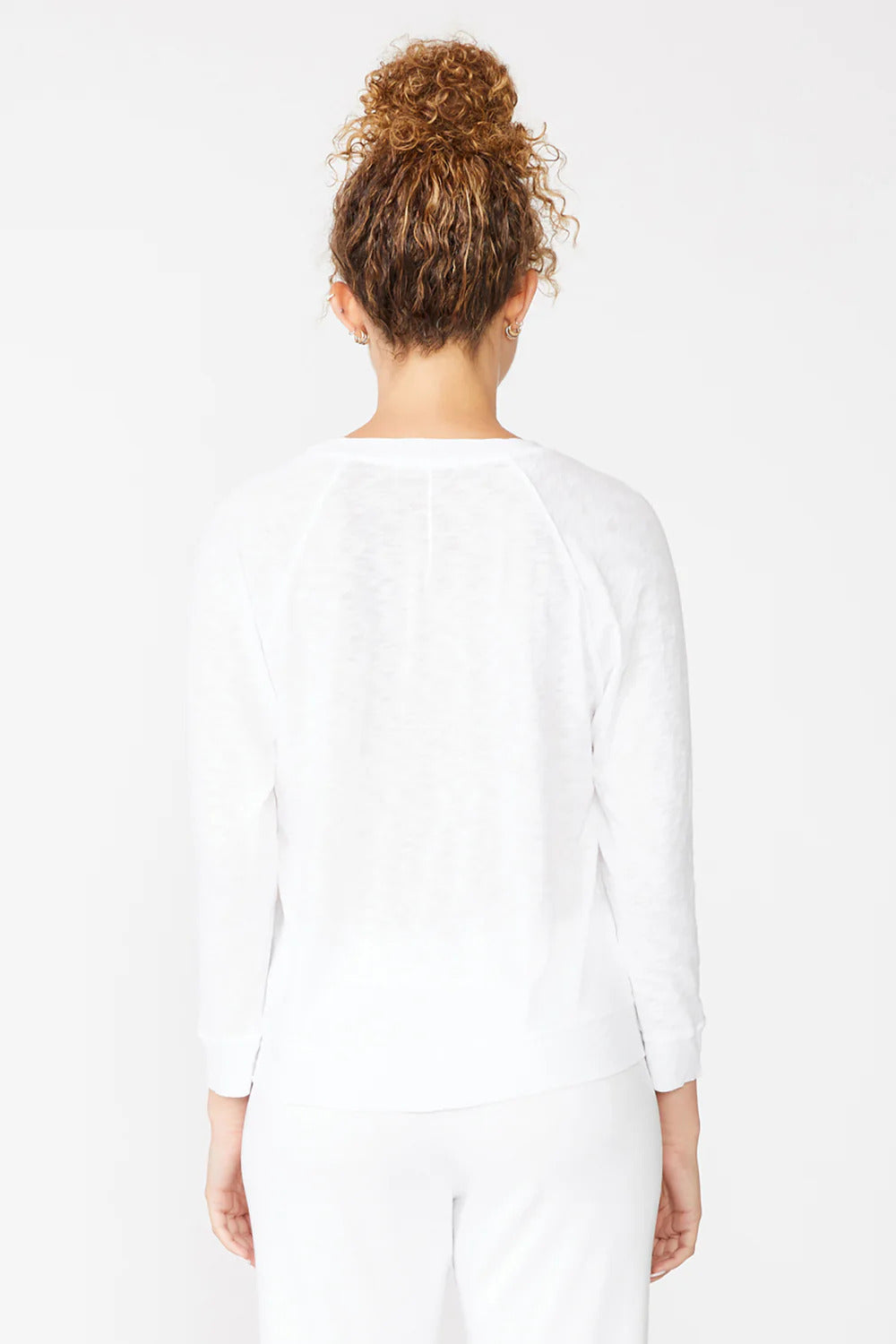 BAILEY/44 Women's Stateside Supima Slub Jersey Crewneck Sweatshirt Tee