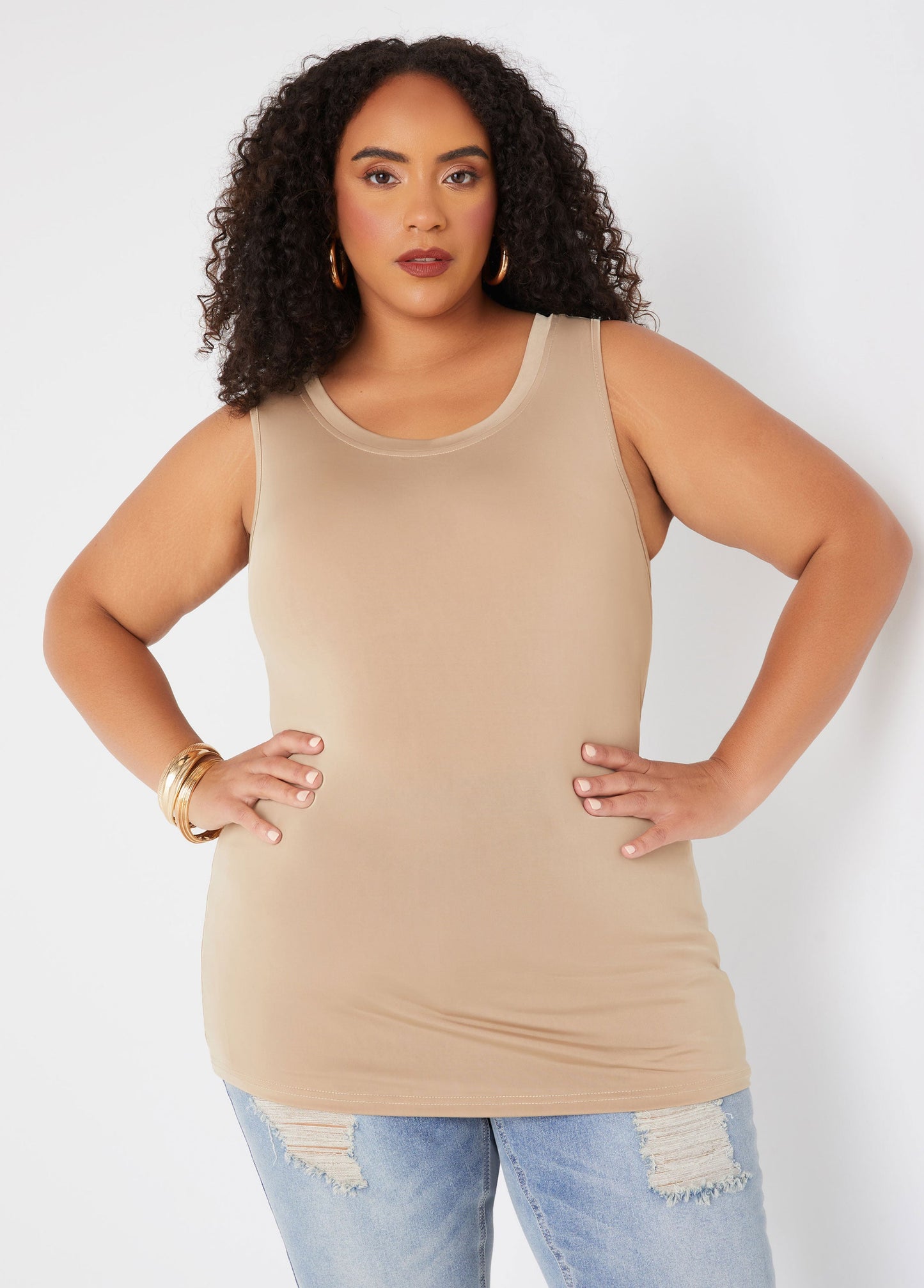 Ashley Stewart The Basic Knit Cami (x3)