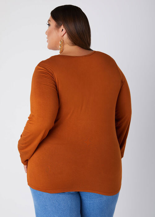 Ashley Stewart Long Sleeved Jersey Tee (x3)